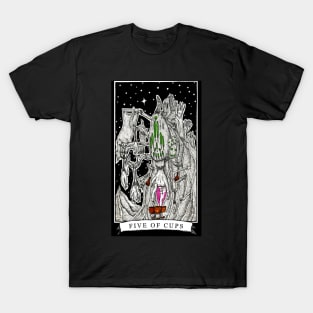 The Five of Cups - The Tarot Restless T-Shirt